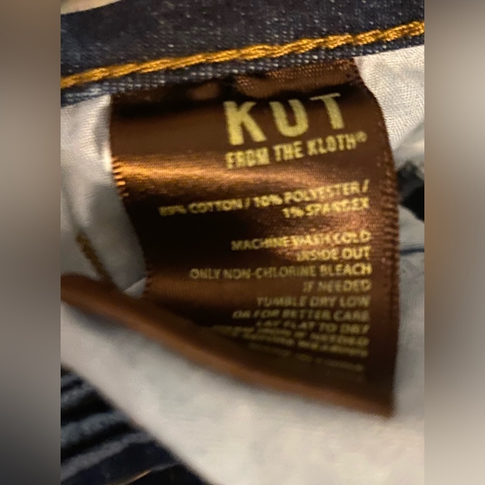 KUT from the Kloth Dark Wash Skinny Jeans, 6 - Picture 4 of 4